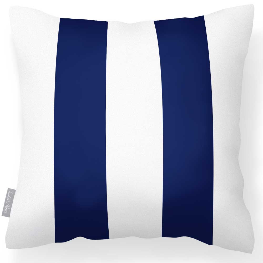 Outdoor Garden Waterproof Cushion - 2 Stripes  Izabela Peters Midnight 40 x 40 cm 