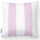 Outdoor Garden Waterproof Cushion - 2 Stripes - Blush Pink 50 x 50 cm by Izabela Peters