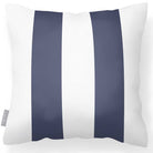 Outdoor Garden Waterproof Cushion - 2 Stripes - Burnt Orange 50 x 50 cm by Izabela Peters