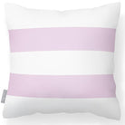 Outdoor Garden Waterproof Cushion - 2 Stripes Horizontal - Blush Pink 50 x 50 cm by Izabela Peters