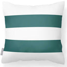 Outdoor Garden Waterproof Cushion - 2 Stripes Horizontal - Forest Biome 50 x 50 cm by Izabela Peters