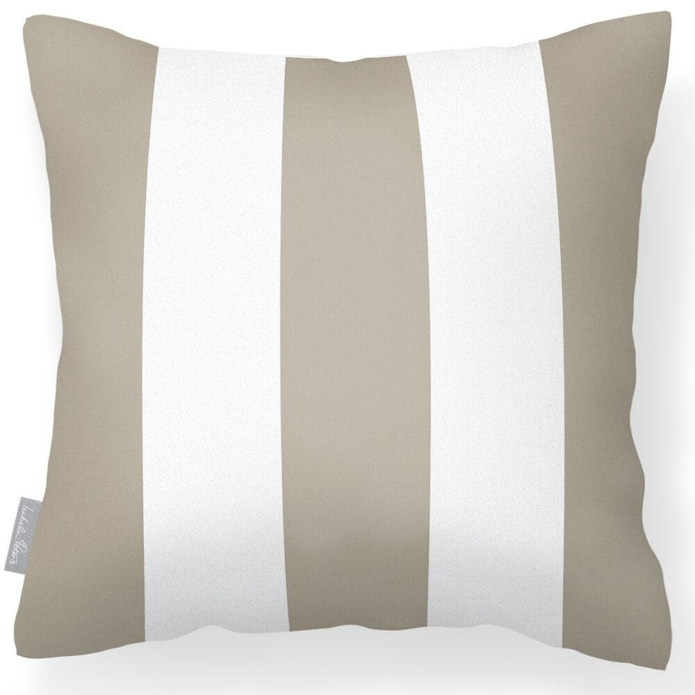 Outdoor Garden Waterproof Cushion - 3 Stripes - Twill 50 x 50 cm by Izabela Peters