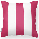Outdoor Garden Waterproof Cushion - 3 Stripes - Pink 50 x 50 cm by Izabela Peters