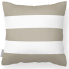Outdoor Garden Waterproof Cushion - 3 Stripes Horizontal - Twill 50 x 50 cm by Izabela Peters