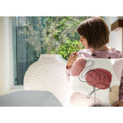 Outdoor Garden Waterproof Cushion - Abstract Flamingo - 40 x 40 cm by Izabela Peters