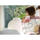 Outdoor Garden Waterproof Cushion - Abstract Heart - 40 x 40 cm by Izabela Peters