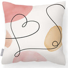 Outdoor Garden Waterproof Cushion - Abstract Heart - 40 x 40 cm by Izabela Peters