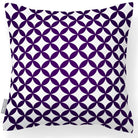 Outdoor Garden Waterproof Cushion - Bahia - Morc Blue And White 50 x 50 cm by Izabela Peters