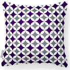 Outdoor Garden Waterproof Cushion - Bahia - Morc Blue And Grey 50 x 50 cm by Izabela Peters