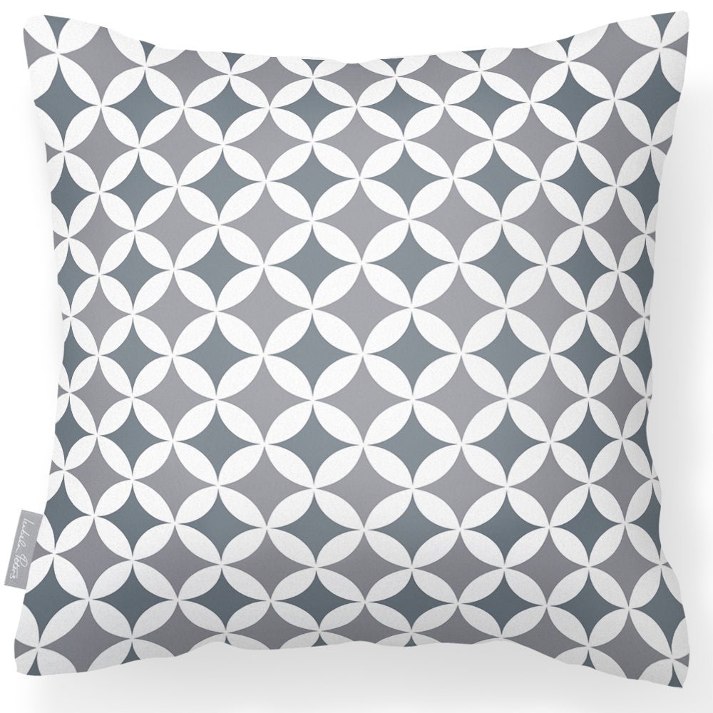 Outdoor Garden Waterproof Cushion - Bahia Luxury Outdoor Cushions Izabela Peters Grey And Grey 40 x 40 cm 