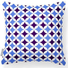 Outdoor Garden Waterproof Cushion - Bahia - Shades of Blue 50 x 50 cm by Izabela Peters