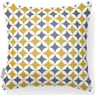 Outdoor Garden Waterproof Cushion - Bahia - Morc Blue And Grey 50 x 50 cm by Izabela Peters