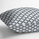 Outdoor Garden Waterproof Cushion - Bahia - Grey And White 50 x 50 cm by Izabela Peters