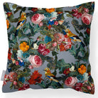 Outdoor Garden Waterproof Cushion - Birds In Paradise - French Grey 45 x 45 cm by Izabela Peters