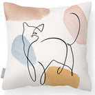 Outdoor Garden Waterproof Cushion - Cat - 40 x 40 cm by Izabela Peters