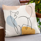 Outdoor Garden Waterproof Cushion - Cat - 40 x 40 cm by Izabela Peters