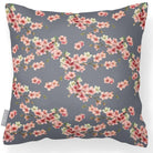 Outdoor Garden Waterproof Cushion - Cherry Blossom - Grey 50 x 50 cm by Izabela Peters
