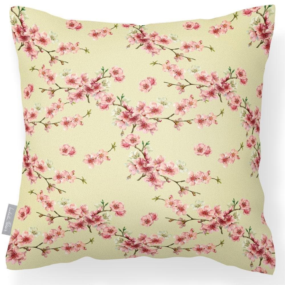 Outdoor Garden Waterproof Cushion - Cherry Blossom  Izabela Peters Cream 40 x 40 cm 