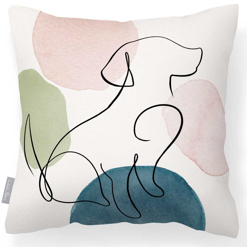 Outdoor Garden Waterproof Cushion - Dog - 40 x 40 cm by Izabela Peters