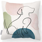 Outdoor Garden Waterproof Cushion - Dog - 40 x 40 cm by Izabela Peters