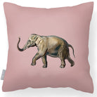 Outdoor Garden Waterproof Cushion - Elephant - Rosewater 45 x 45 cm by Izabela Peters