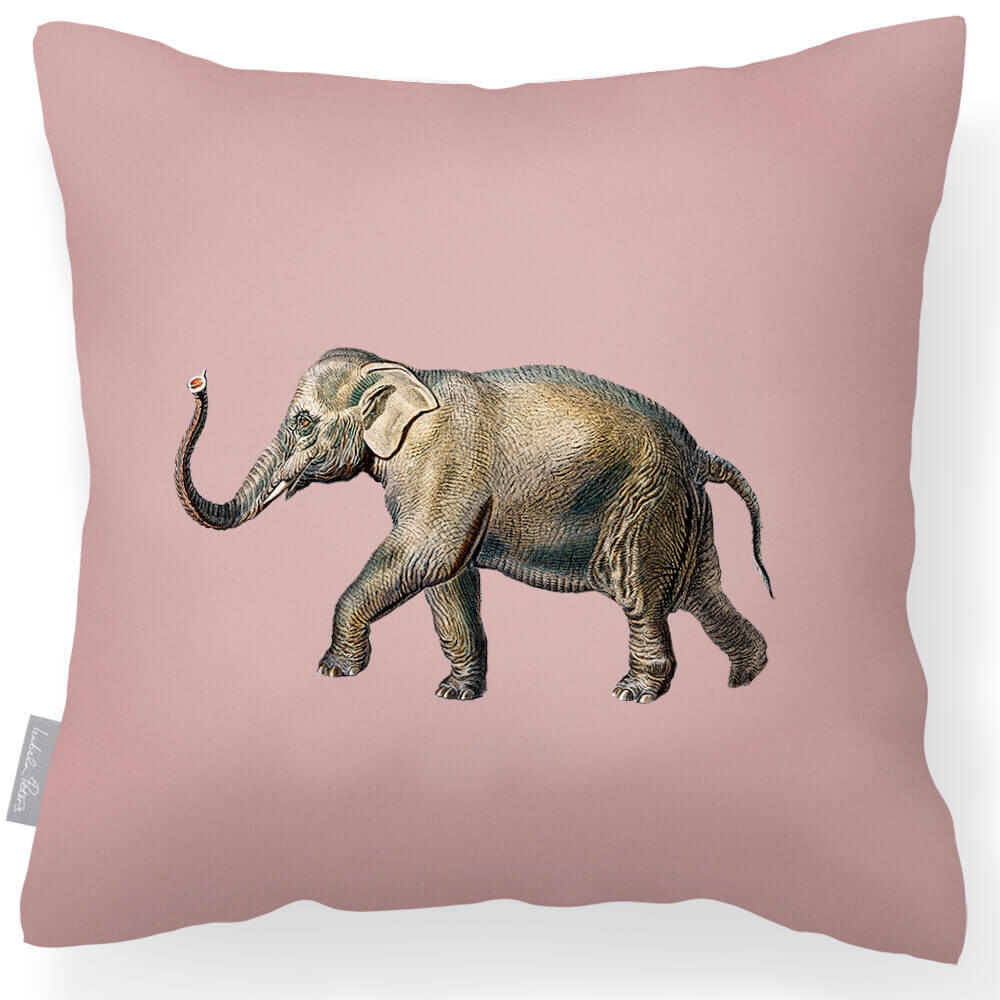 Outdoor Garden Waterproof Cushion - Elephant  Izabela Peters Rosewater 40 x 40 cm 
