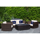 Outdoor Garden Waterproof Cushion - Elephant - Midnight 45 x 45 cm by Izabela Peters