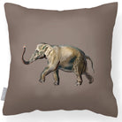 Outdoor Garden Waterproof Cushion - Elephant - Dovedale Stone 45 x 45 cm by Izabela Peters