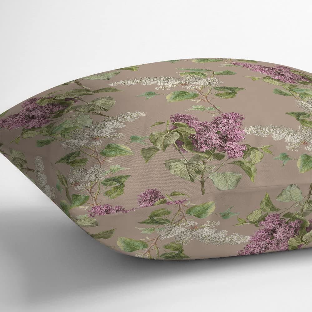 Outdoor Garden Waterproof Cushion - Evening Garden - Taupe 50 x 50 cm by Izabela Peters