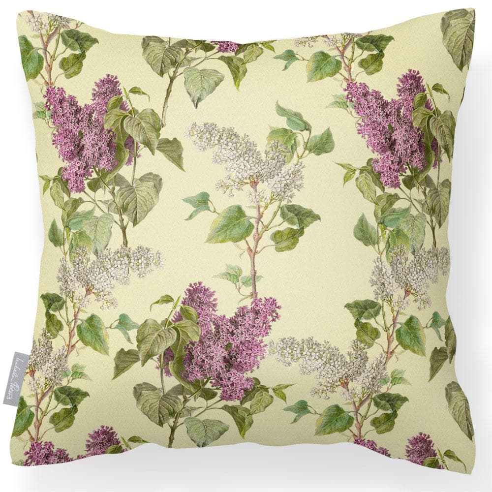 Outdoor Garden Waterproof Cushion - Evening Garden - Cream 50 x 50 cm by Izabela Peters