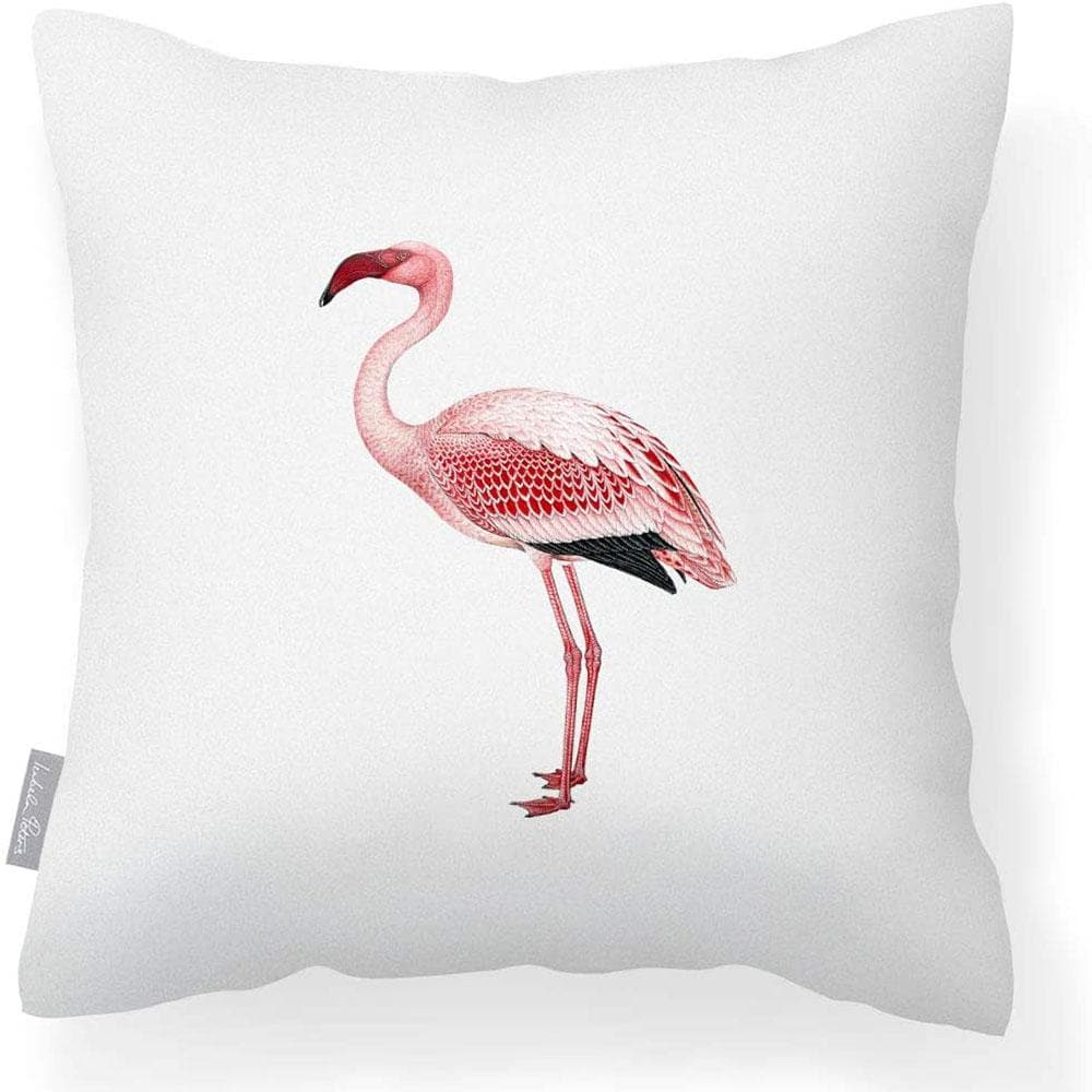 Outdoor Garden Waterproof Cushion - Flamingo Luxury Outdoor Cushions Izabela Peters White 40 x 40 cm 