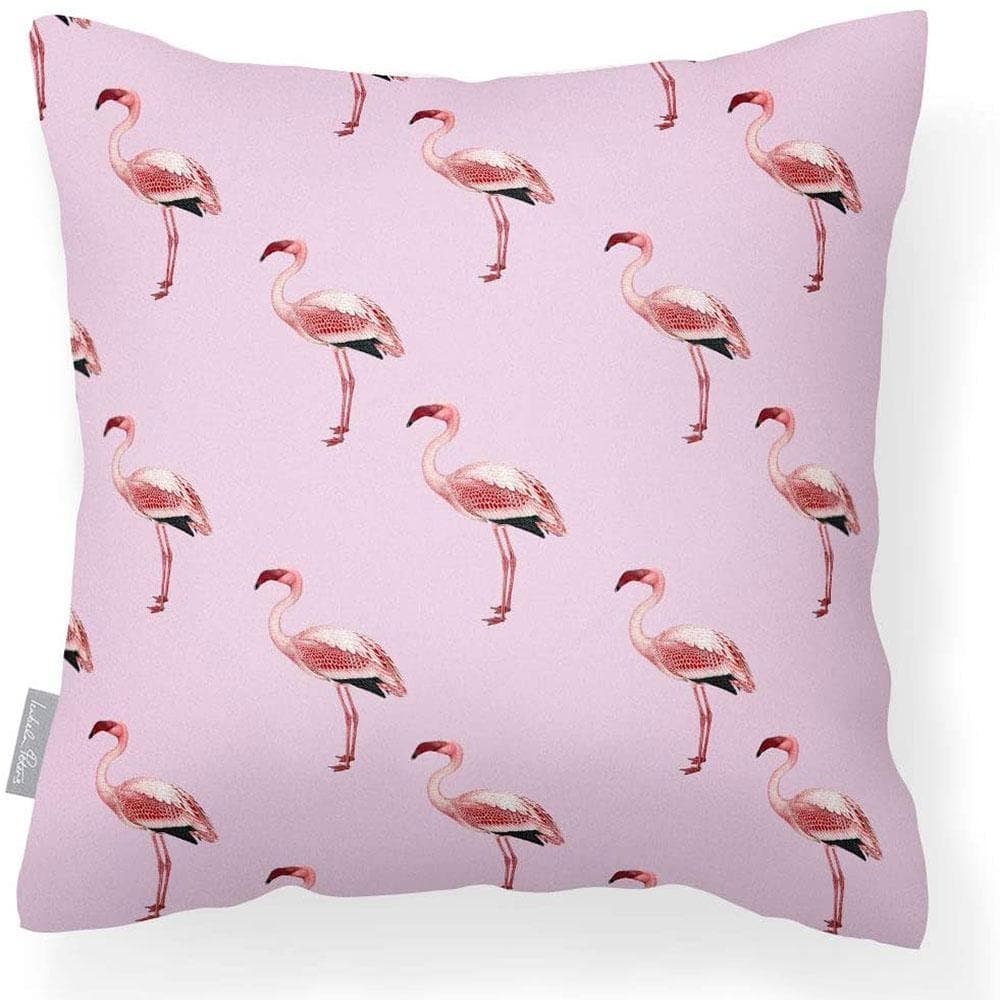 Outdoor Garden Waterproof Cushion - Flamingos  Izabela Peters Blush Pink 40 x 40 cm 