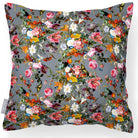 Outdoor Garden Waterproof Cushion - Floral Dream - French Grey 45 x 45 cm by Izabela Peters