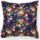 Outdoor Garden Waterproof Cushion - Floral Dream in Midnight 45 x 45 cm | Izabela Peters