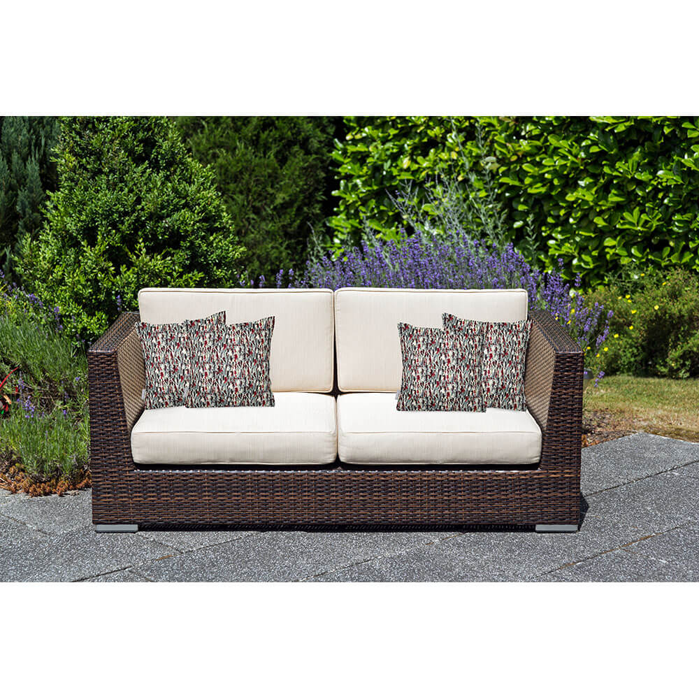 Outdoor Garden Waterproof Cushion - Floral Meadow  Izabela Peters   