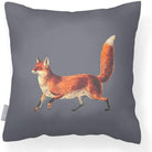 Outdoor Garden Waterproof Cushion - Fox - Grey 50 x 50 cm by Izabela Peters