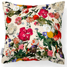 Outdoor Garden Waterproof Cushion - Garden Bouquet - Ivory Cream 45 x 45 cm by Izabela Peters