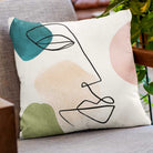 Outdoor Garden Waterproof Cushion - Graceful Face - 40 x 40 cm by Izabela Peters