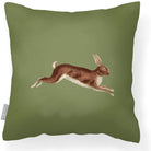Outdoor Garden Waterproof Cushion - Hare - Sage 50 x 50 cm by Izabela Peters