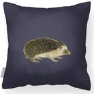 Outdoor Garden Waterproof Cushion - Hedgehog - Graphite 50 x 50 cm by Izabela Peters