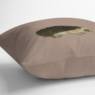 Outdoor Garden Waterproof Cushion - Hedgehog - Taupe 50 x 50 cm by Izabela Peters