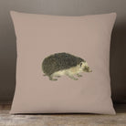 Outdoor Garden Waterproof Cushion - Hedgehog - Taupe 50 x 50 cm by Izabela Peters