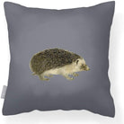 Outdoor Garden Waterproof Cushion - Hedgehog - Grey 50 x 50 cm by Izabela Peters