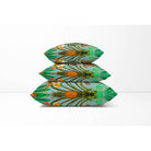 Outdoor Garden Waterproof Cushion - Jungle Fusion - Blue Surf 45 x 45 cm by Izabela Peters