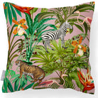 Outdoor Garden Waterproof Cushion - Jungle Fusion - Rosewater 45 x 45 cm by Izabela Peters