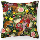 Outdoor Garden Waterproof Cushion - Junglescape - Charcoal 45 x 45 cm by Izabela Peters