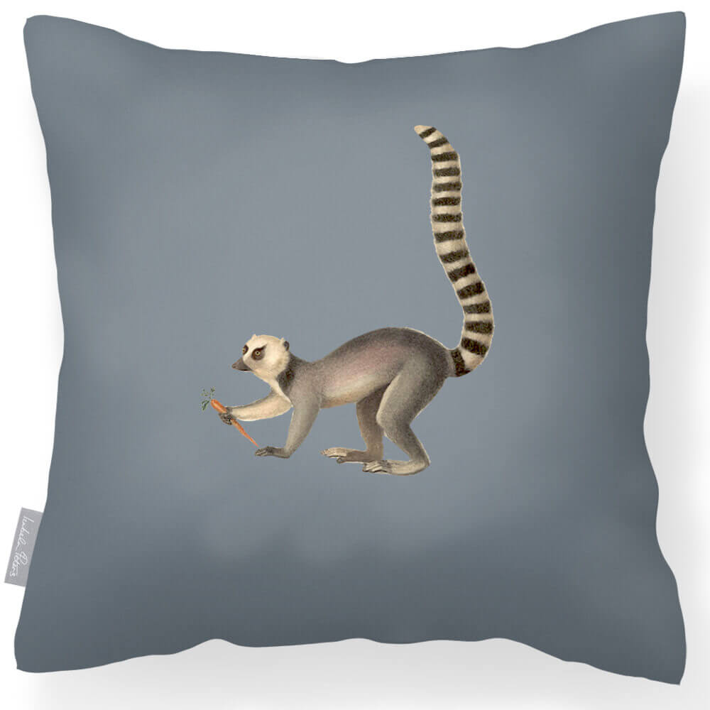 Outdoor Garden Waterproof Cushion - Lemur - French Grey 45 x 45 cm by Izabela Peters