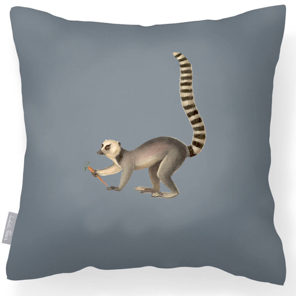 Outdoor Garden Waterproof Cushion - Lemur  Izabela Peters French Grey 40 x 40 cm 