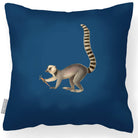 Outdoor Garden Waterproof Cushion - Lemur in Estate Blue 45 x 45 cm | Izabela Peters