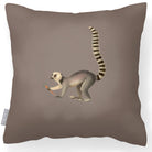 Outdoor Garden Waterproof Cushion - Lemur - Dovedale Stone 45 x 45 cm by Izabela Peters